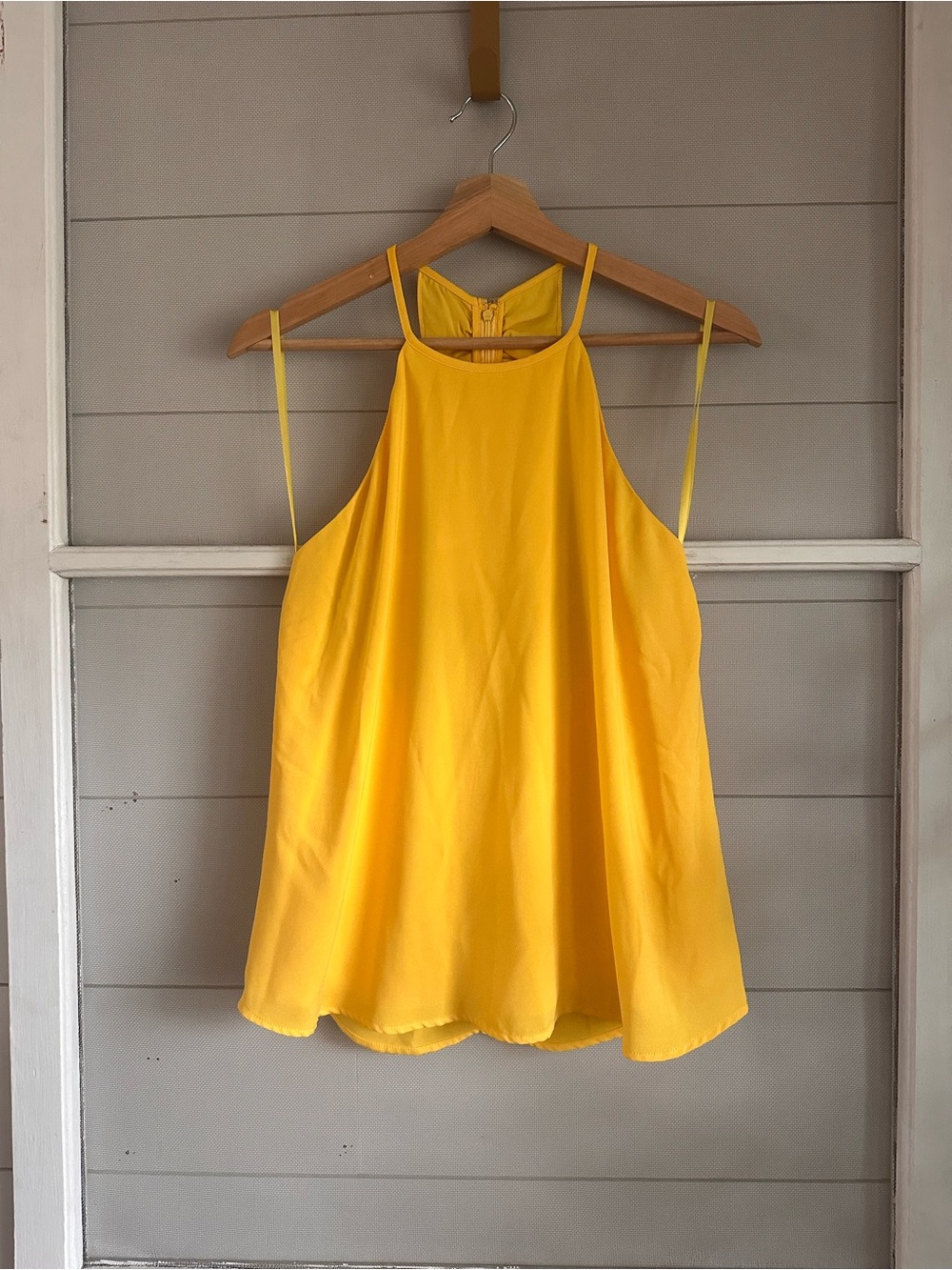 Dainty Hooligan Bright Yellow Halter Camisole